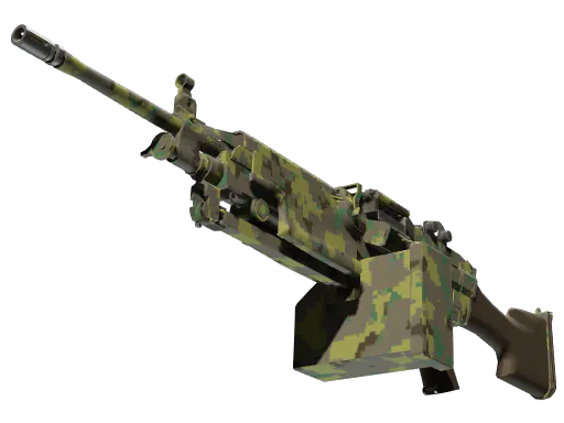 M249 Jungle DDPAT Factory New - Preço e onde comprar no CS2