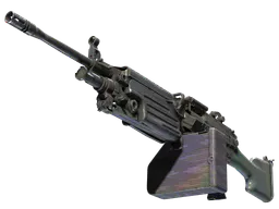 M249 | Spectrogram (Well-Worn) — skin CS2