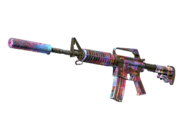 M4A1-S | Glitched Paint (Well-Worn) — skin CS2