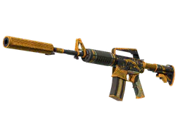 M4A1-S | Golden Coil (Battle-Scarred) — skin CS2