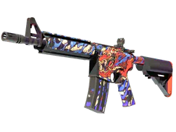 M4A4 | 龍王 (Dragon King) (Well-Worn) — skin CS2