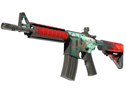 M4A4 Bullet Rain Well-Worn - Preço e onde comprar no CS2