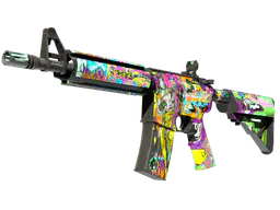 M4A4 | In Living Color (Well-Worn) — skin CS2