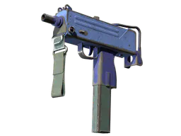 MAC-10 | Indigo (Battle-Scarred) — skin CS2