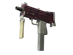 MAC-10 | Red Filigree (Minimal Wear) — skin CS2