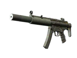 MP5-SD | Gold Leaf (Battle-Scarred) — skin CS2