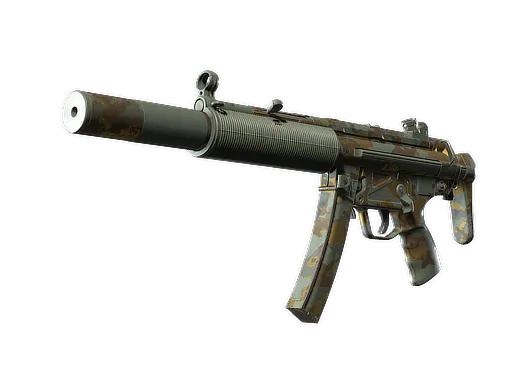 MP5-SD Gold Leaf Well-Worn - Preço e onde comprar no CS2