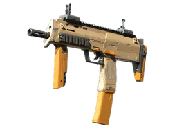 MP7 | Short Ochre (Well-Worn) — skin CS2