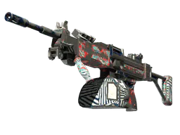 Negev | Dazzle (Battle-Scarred) — skin CS2