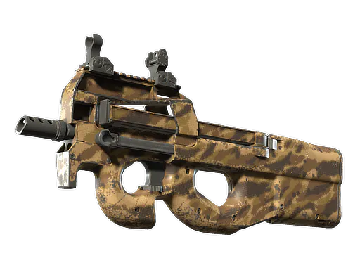 P90 Desert Halftone Well-Worn - Preço e onde comprar no CS2