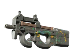 P90 | Emerald Dragon (Battle-Scarred) — skin CS2