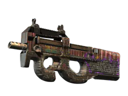 P90 | Freight (Well-Worn) — skin CS2