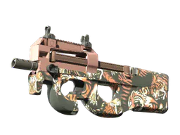 P90 Tiger Pit Factory New - Preço e onde comprar no CS2