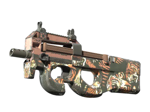 P90 Tiger Pit Well-Worn - Preço e onde comprar no CS2