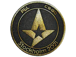 Patch Astralis (Gold) | Stockholm 2021 - Preço e onde comprar no CS2
