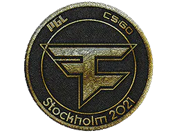 Patch FaZe Clan (Gold) | Stockholm 2021 - Preço e onde comprar no CS2