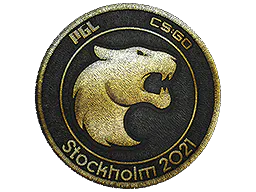 Patch FURIA (Gold) | Stockholm 2021 - Preço e onde comprar no CS2