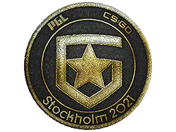 Patch Gambit Gaming (Gold) | Stockholm 2021 - Preço e onde comprar no CS2