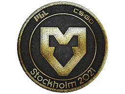 Patch MOUZ (Gold) | Stockholm 2021 - Preço e onde comprar no CS2