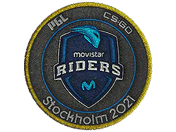 Patch Movistar Riders | Stockholm 2021 - Preço e onde comprar no CS2