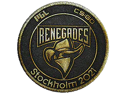 Patch Renegades (Gold) | Stockholm 2021 - Preço e onde comprar no CS2