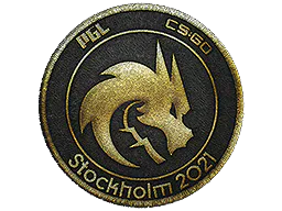 Patch Team Spirit (Gold) | Stockholm 2021 - Preço e onde comprar no CS2