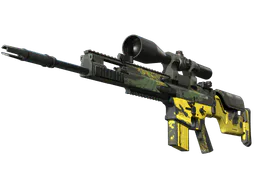 SCAR-20 | Jungle Slipstream (Well-Worn) — skin CS2