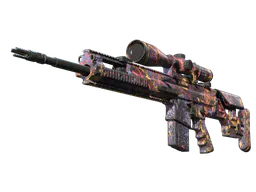 SCAR-20 | Poultrygeist (Well-Worn) — skin CS2