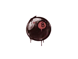 Graffiti 8-Ball (Blood Red) - Preço e onde comprar no CS2