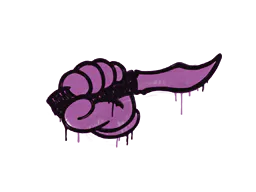 Graffiti Backstab (Bazooka Pink) - Preço e onde comprar no CS2