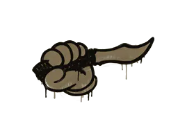 Graffiti Backstab (Dust Brown) - Preço e onde comprar no CS2