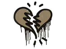 Graffiti Broken Heart (Dust Brown) - Preço e onde comprar no CS2