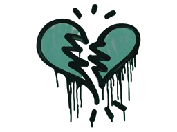 Graffiti Broken Heart (Frog Green) - Preço e onde comprar no CS2
