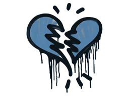 Graffiti Broken Heart (Monarch Blue) - Preço e onde comprar no CS2
