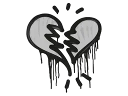 Graffiti Broken Heart (Shark White) - Preço e onde comprar no CS2