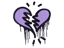 Graffiti Broken Heart (Violent Violet) - Preço e onde comprar no CS2
