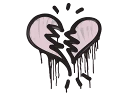 Graffiti Broken Heart (War Pig Pink) - Preço e onde comprar no CS2