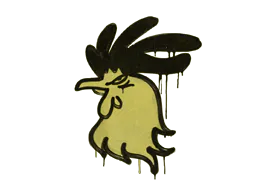 Graffiti Cocky (Tracer Yellow) - Preço e onde comprar no CS2