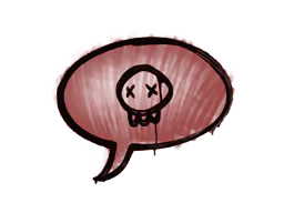 Graffiti Death Sentence (Blood Red) - Preço e onde comprar no CS2