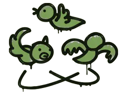 Graffiti Dizzy (Battle Green) - Preço e onde comprar no CS2