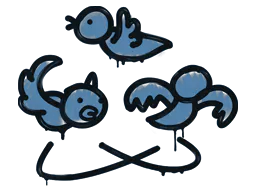 Graffiti Dizzy (Monarch Blue) - Preço e onde comprar no CS2