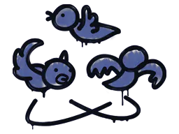Graffiti Dizzy (SWAT Blue) - Preço e onde comprar no CS2