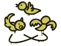 Graffiti Dizzy (Tracer Yellow) - Preço e onde comprar no CS2