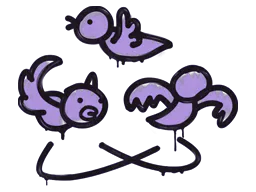 Graffiti Dizzy (Violent Violet) - Preço e onde comprar no CS2