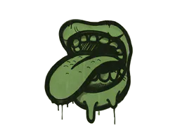 Graffiti Eat It (Battle Green) - Preço e onde comprar no CS2