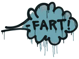 Graffiti Fart (Wire Blue) - Preço e onde comprar no CS2