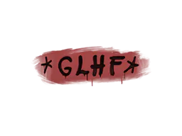 Graffiti GLHF (Blood Red) - Preço e onde comprar no CS2