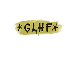 Graffiti GLHF (Tracer Yellow) - Preço e onde comprar no CS2