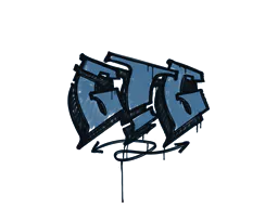 Graffiti GTG (Monarch Blue) - Preço e onde comprar no CS2