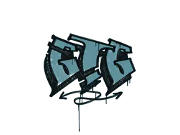 Graffiti GTG (Wire Blue) - Preço e onde comprar no CS2